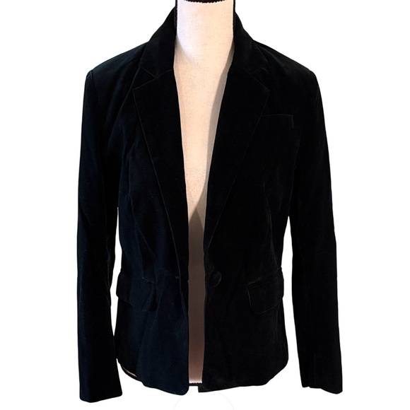 Lucy Paris Black Velvet Blazer Size XS - Picture 4 of 10